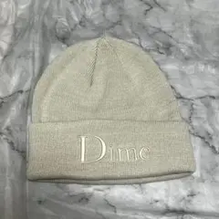 新品☆Dime ロゴ　ニット帽　ビーニー　ホワイト