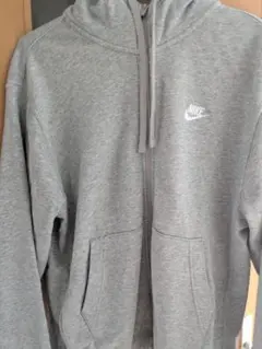 Nike グレー フルジップフーディ M