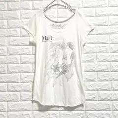 moonage devilment tシャツ MaD プリントロゴ 半袖 M