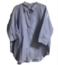 COLZA ストラップ柄シャツ Lサイズ