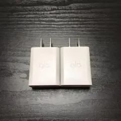 グローgloACアダプター2個【携帯充電も可能】
