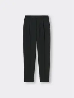 GU ストレッチテーパードパンツ ブラック L