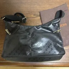 GHERARDINI ブラック ショルダーバッグ