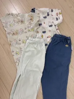 ユニクロパジャマセット 100cm すみっこ　ミッフィー