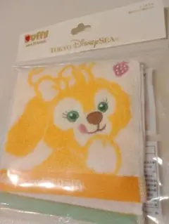 ミニタオル　ダッフィー＆フレンズ　ディズニーシー　ハンドタオル　クッキーアン