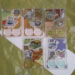 ねこあつめ☆2★アクリルスタンド★すふぃんさん☆かふぇさん★はちわれさん