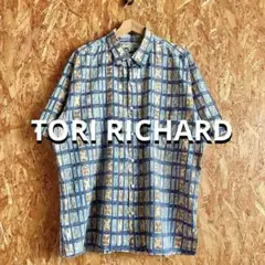 TORI RICHARD トリリチャード アロハシャツ 半袖シャツ 総柄 レア