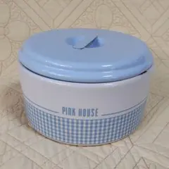 ホーローストッカー ピンクハウス (小)