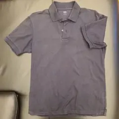 8/28まで掲載UNIQLO ダークブルー ポロシャツ M