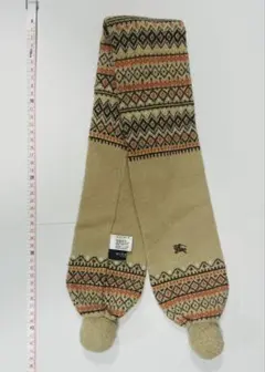 BURBERRY LONDON バーバリー キッズ マフラー ノルディック柄