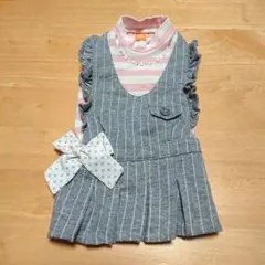ペットパラダイス 3Sサイズ プリティブーケ 重ね着風ワンピース