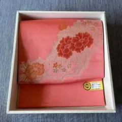 お値下げしました☆新品未使用 名古屋帯 ピンク 作り帯