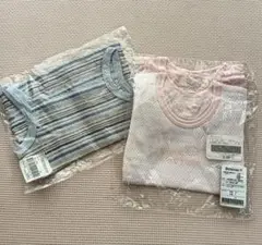 シャツ肌着 メッシュ半袖Tシャツ2枚セット　キャミソール 70