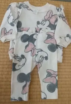 H&M ミニーマウス トレーナー・パンツセット 68cm