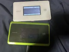 UQ WiMAX WIMAX 2+ ホワイト グリーンセット
