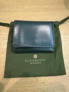 GLENROYAL 3つ折り財布 グリーン