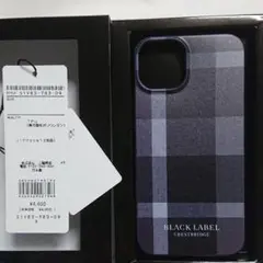 ブラックレーベルクレストブリッジiphone13ケース 黒