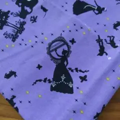 ルシアンLECIEN スノーホワイト白雪姫柄ハギレ パープル