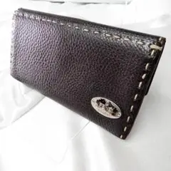 FENDI 長財布 セレリア 焦げ茶