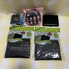黒　ブラック　ファスナーエコバッグ　小物入れ　コレクトケース