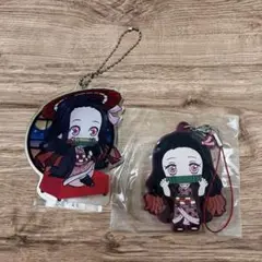 【大人気】2点セット鬼滅の刃 竈門禰豆子 ストラップ＆アクリルスタンド