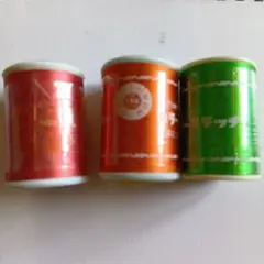 ★在庫保管品　シルクミシン糸セット ピンク・オレンジ・緑 3色★