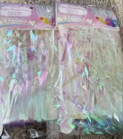 【即購入可】フィルムカーテン2個 オーロラ コスプレ インテリア