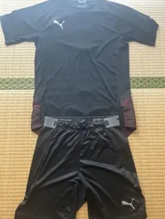 PUMA ブラック Tシャツ ショーツ Lサイズセット