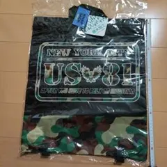 ①　迷彩柄 NEW YORK CITY US81 ナップザック