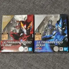 【開封美品】フィギュアーツ　ウルトラマンロッソ&ブル　改造ハッピー手首パーツ付 開封美品】フィギュアーツ ウルトラマンロッソ&ブル 改造
