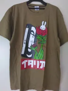 CUNE キューン　Tシャツ　ウサギ　モスグリーン Mサイズ 　未使用タグ付