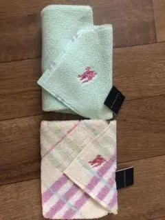 バーバリー ハンドタオル 2枚セット
