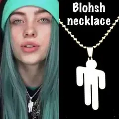 ネックレス ビリーアイリッシュ シルバー ペンダント 男女兼用 ブローシュ