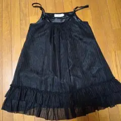 ♥️Diable ♥️黒 フリル付きワンピース サイズ2（150）