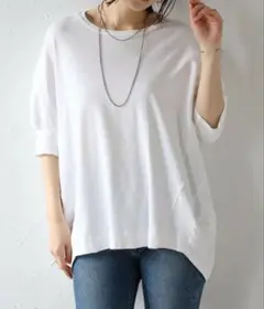 ボンジュールサガン バルーンスムースショートスリーブプルオーバー