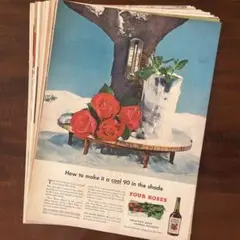 【LIFEライフ】アメリカ雑誌 切り離し ビンテージ広告 ジャンクジャーナルに