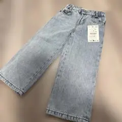 新品タグ付き　104 ZARA baby デニム　ボトムス　ワイド