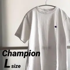 Champion Tシャツ LARGE ホワイト 半袖