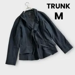 ヒロココシノ　TRUNK 濃いめグレー　M ジャケット　ホック　レディース