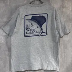 Hanes Blue Water TackleShop Tシャツ XL グレー