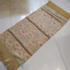 川島織物 68×27　センターテーブル　クロス　桐鳳襷紋 金糸