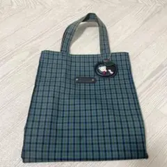 ファミリア　トートバッグ　青系