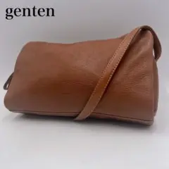 【未使用級】ゲンテン レザー ショルダーバッグ