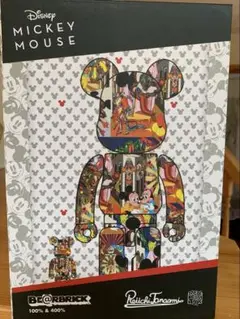 MEDICOM TOY - ベアブリック 田名網敬一  400% 100%  赤 BE@RBRICK SERIES 49