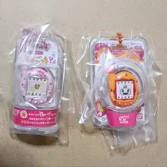 匿名配送　おかしなたまごボーロっち2　キーホルダー　チャーム　ピンク　オレンジ
