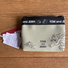 トムとジェリー ティッシュポーチ カーキ