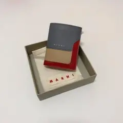MARNI マルニ 二つ折り 財布 ほぼ未使用 マルチカラー Z327C