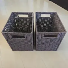 かご　収納　バスケット　ブラウン