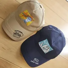 トイストーリー ウッディ バズ キャップ2点セット