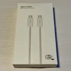 USB 4.0 Thunderbolt 4 ケーブル ホワイト 白 2.0m